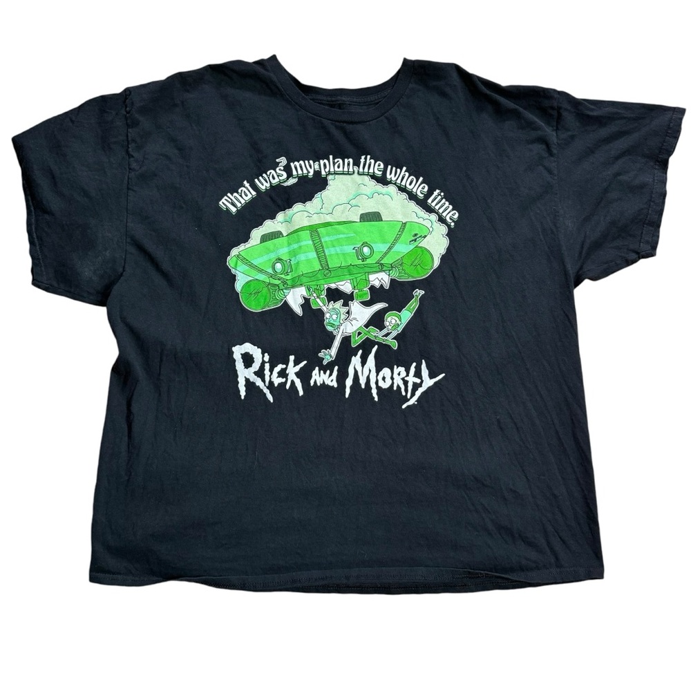 Rick And Morty Spaceship Graphic Tee - image 2